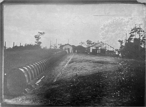 爆発試験坑道外観